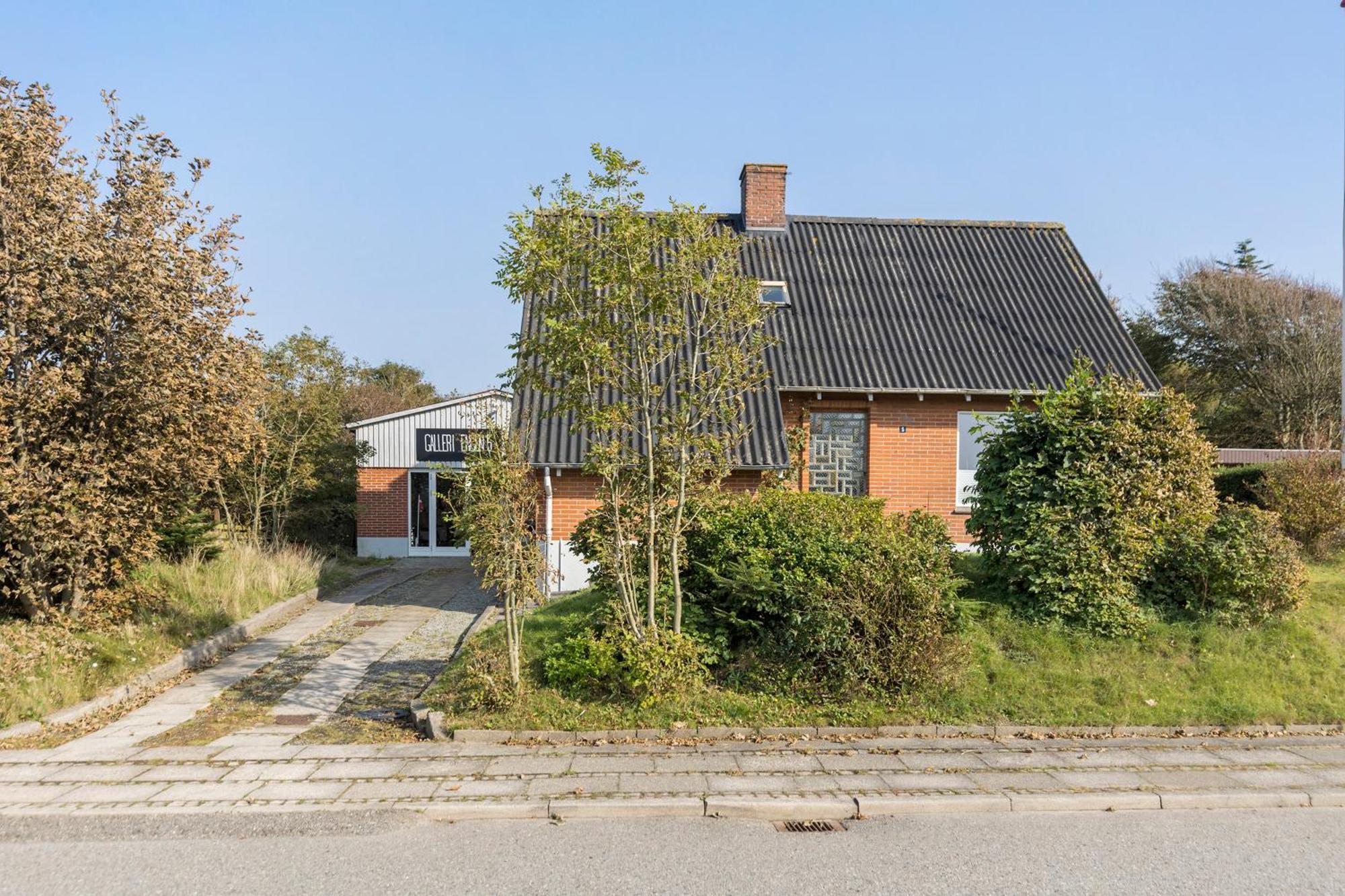 Logi I Hus Med Kunst Og Have Bed and Breakfast Vestervig Exteriör bild