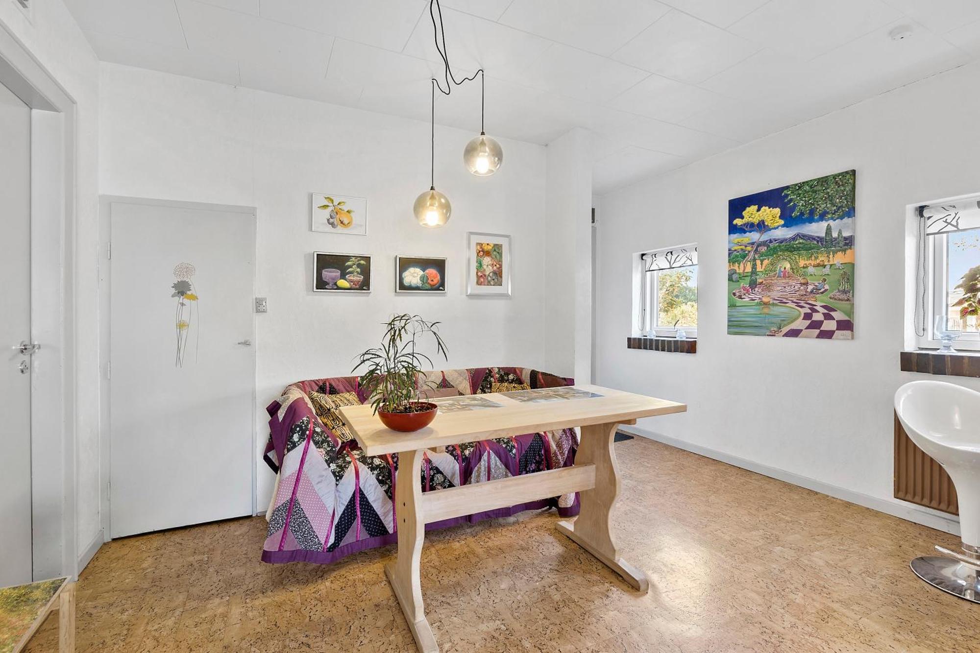 Logi I Hus Med Kunst Og Have Bed and Breakfast Vestervig Exteriör bild