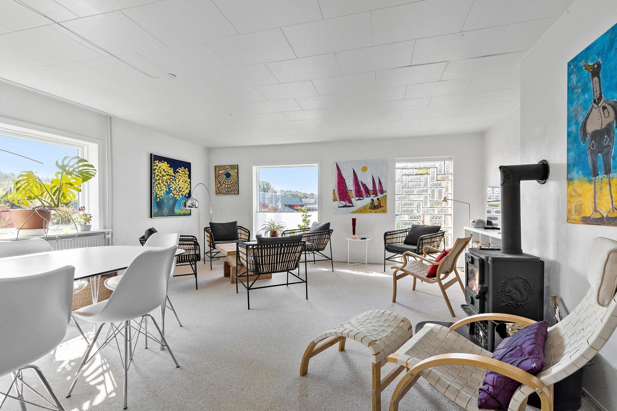 Logi I Hus Med Kunst Og Have Bed and Breakfast Vestervig Exteriör bild
