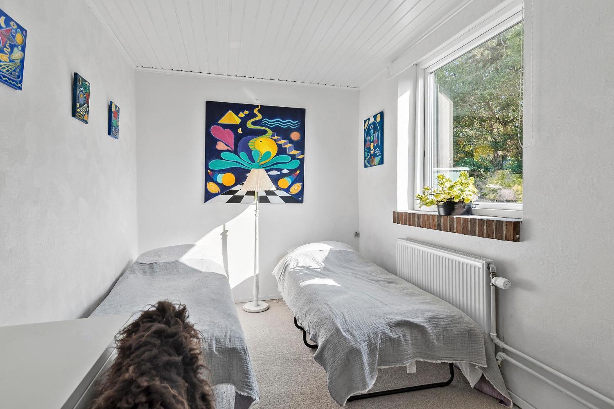 Logi I Hus Med Kunst Og Have Bed and Breakfast Vestervig Exteriör bild